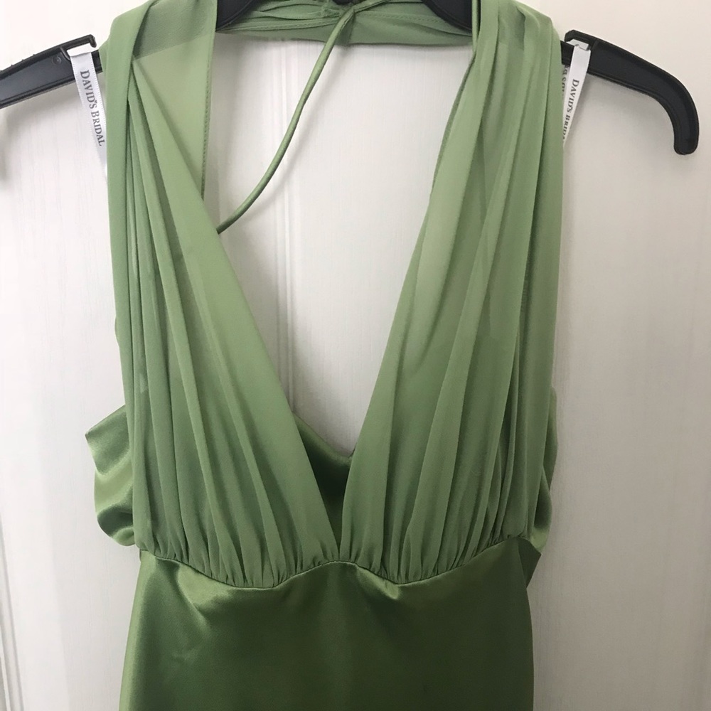 Simple Green Formal dress